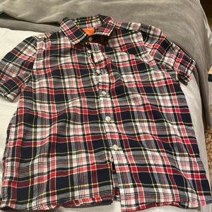 Plaid boys shirt